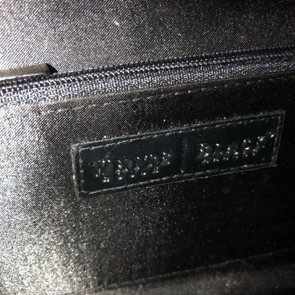 NWOT White House Black Market Black clutch handbag - Picture 5 of 6